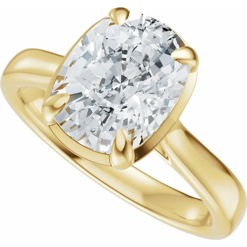 L'Éclat de Montmartre, Diamond Cushion Engagement Ring