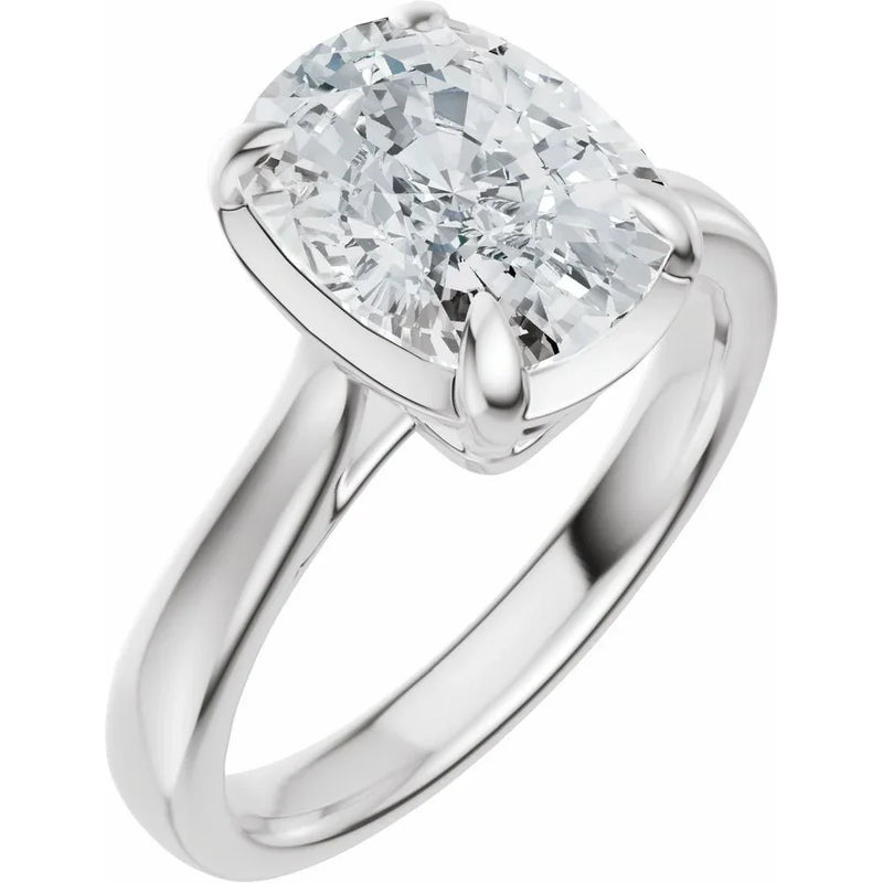 L'Éclat de Montmartre, Diamond Cushion Engagement Ring