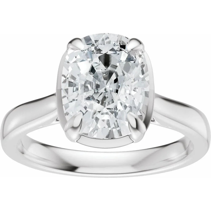 L'Éclat de Montmartre, Diamond Cushion Engagement Ring