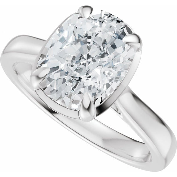 L'Éclat de Montmartre, Diamond Cushion Engagement Ring