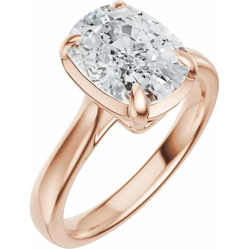 L'Éclat de Montmartre, Diamond Cushion Engagement Ring