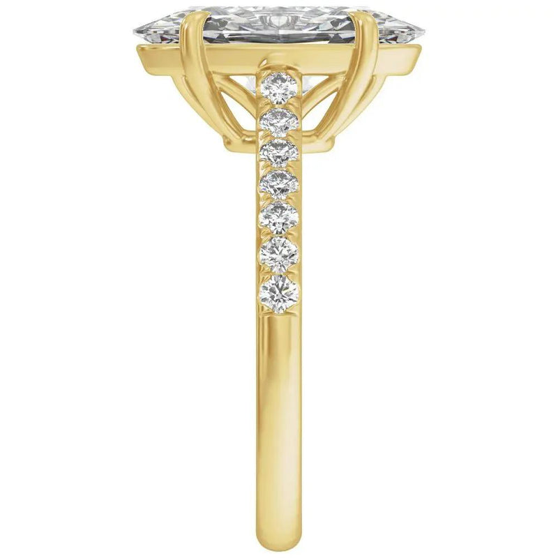 Biarritz Lumineux, Lab Grown Diamond Oval Engagement Ring