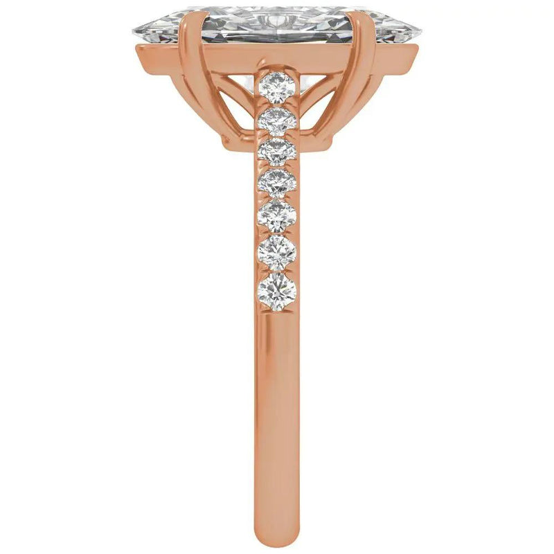 Biarritz Lumineux, Lab Grown Diamond Oval Engagement Ring