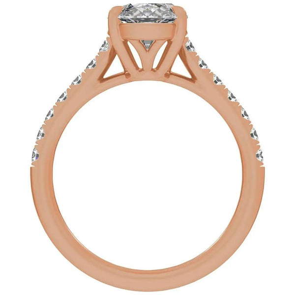 Biarritz Lumineux, Lab Grown Diamond Oval Engagement Ring