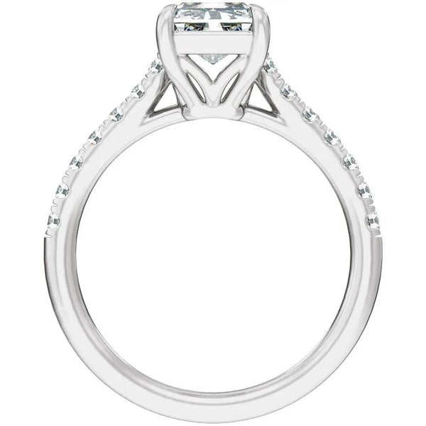 Rayon du Midi, 14K Gold Lab Grown Diamond Radiant Engagement Ring