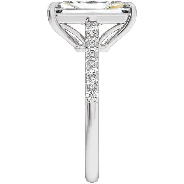 Rayon du Midi, 14K Gold Lab Grown Diamond Radiant Engagement Ring