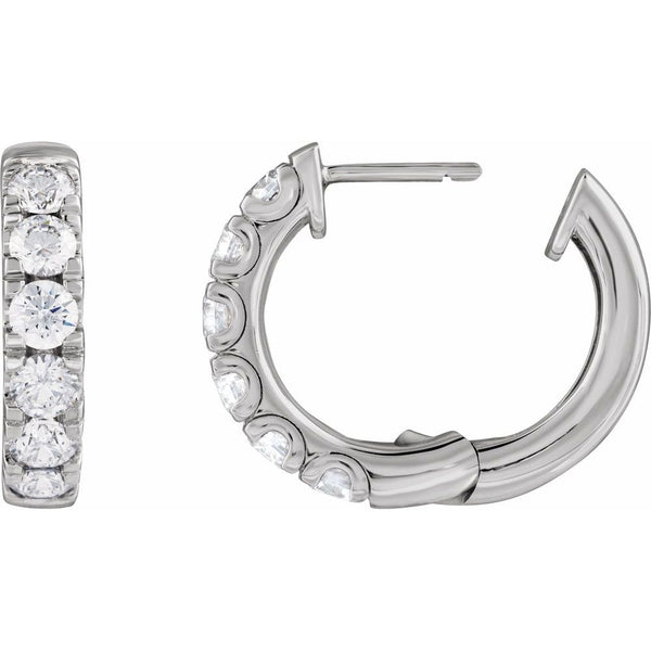 Éclat de Montmartre, Lab-Grown Diamond Rose Gold Hoops