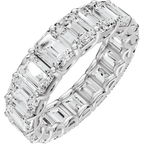 Éclat de la Promenade, Emerald Cut Diamond Eternity Band