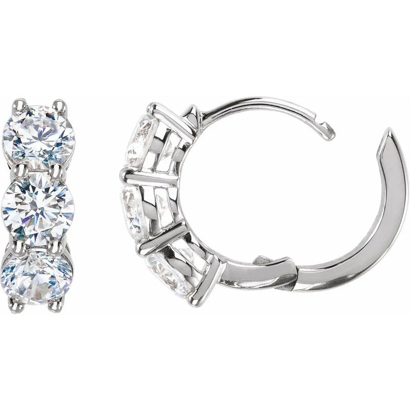 Éclat de Place Vendôme, 14K Gold Lab-Grown Diamond Hoops