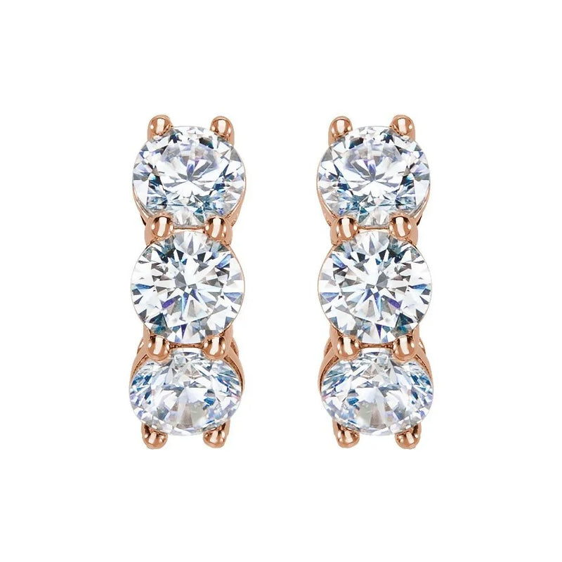 Éclat de Place Vendôme, 14K Gold Lab-Grown Diamond Hoops