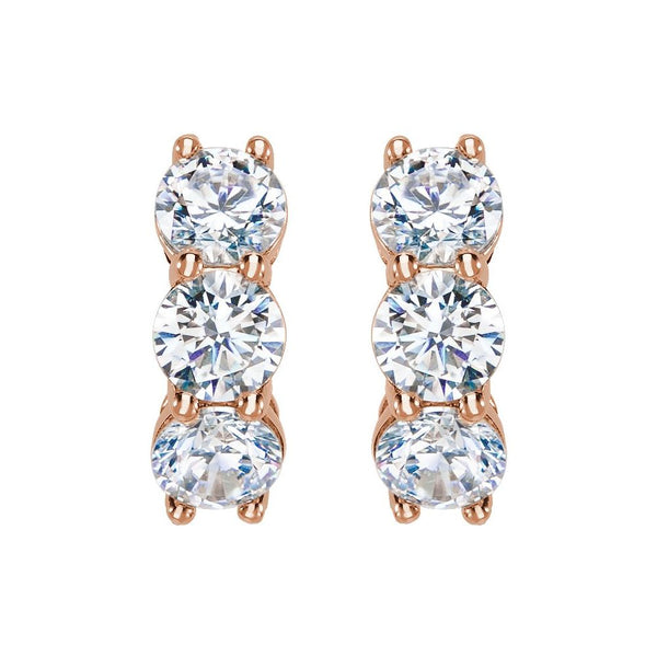 Éclat de Place Vendôme, 14K Gold Lab-Grown Diamond Hoops