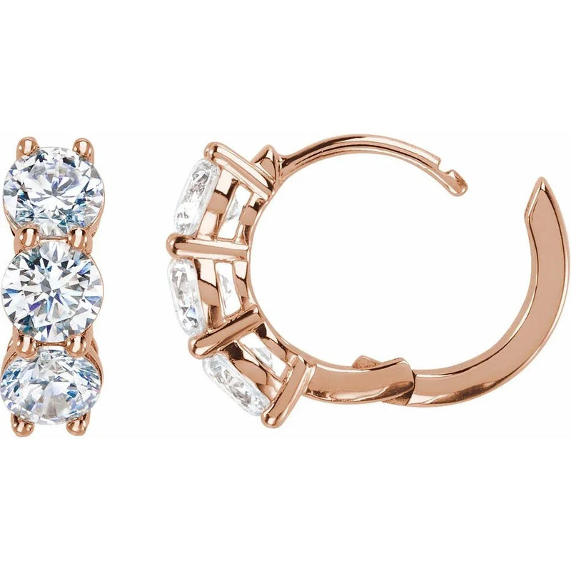 Éclat de Place Vendôme, 14K Gold Lab-Grown Diamond Hoops