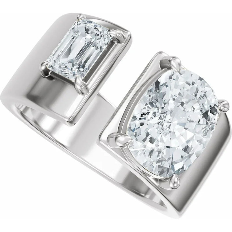 Harmonie de Versailles, Yellow Gold Two-Stone Diamond Ring
