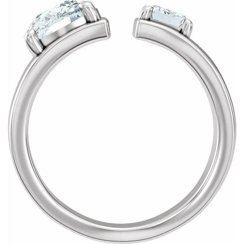 Harmonie de Versailles, Yellow Gold Two-Stone Diamond Ring