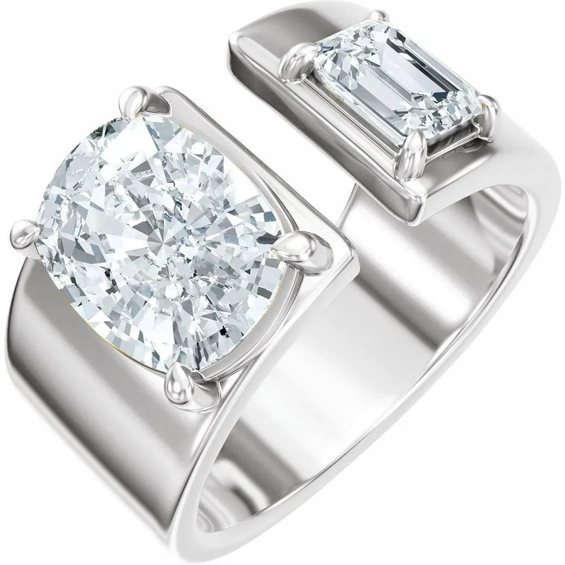 Harmonie de Versailles, Yellow Gold Two-Stone Diamond Ring