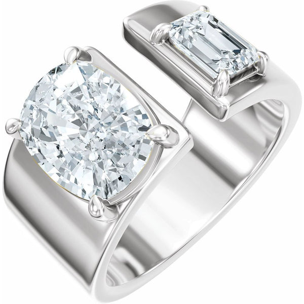 Harmonie de Versailles, Yellow Gold Two-Stone Diamond Ring