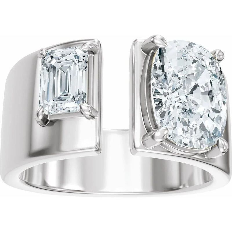 Harmonie de Versailles, Yellow Gold Two-Stone Diamond Ring