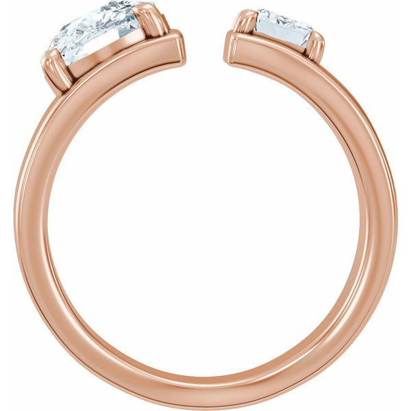 Harmonie de Versailles, Yellow Gold Two-Stone Diamond Ring
