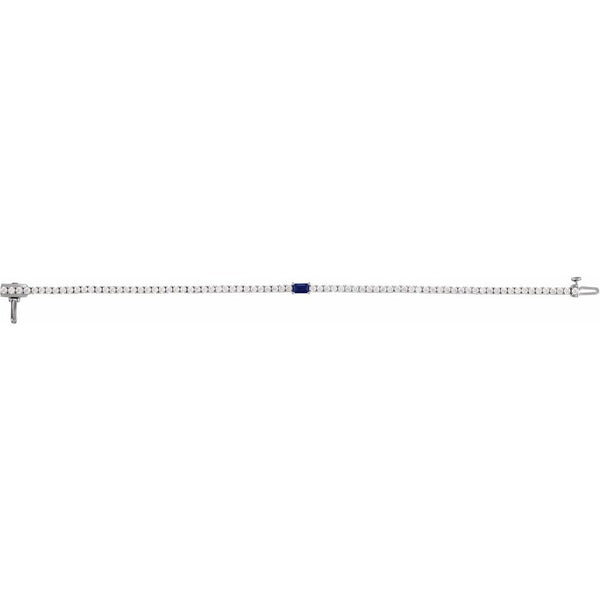 Beucher Paris Les Petites Pierres №3 Sapphire and Diamond Tennis Bracelet