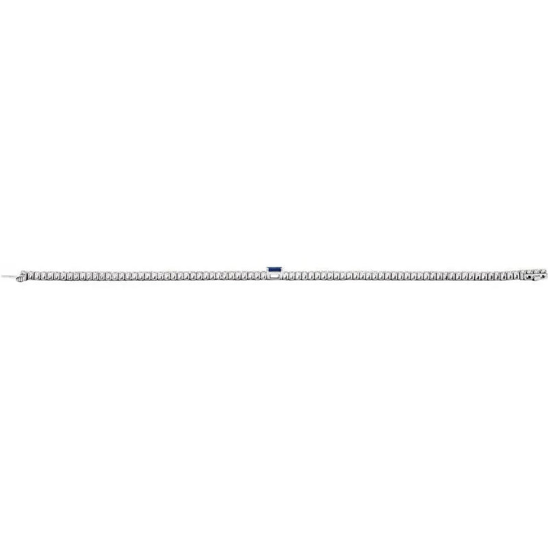 Les Petites Pierres №3, Sapphire & Diamond Tennis Bracelet