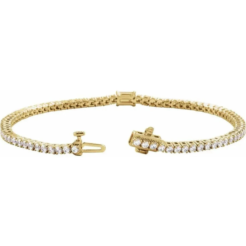 Les Petites Pierres №2, Emerald & Diamond Tennis Bracelet