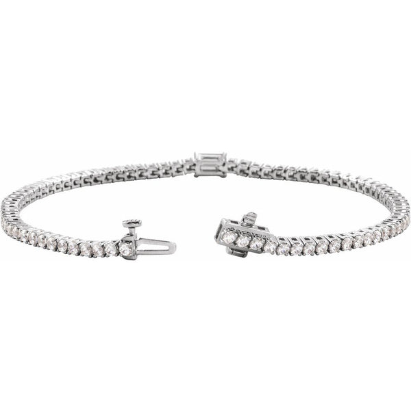 Beucher Paris Les Petites Pierres No.2 diamond tennis bracelet in white gold