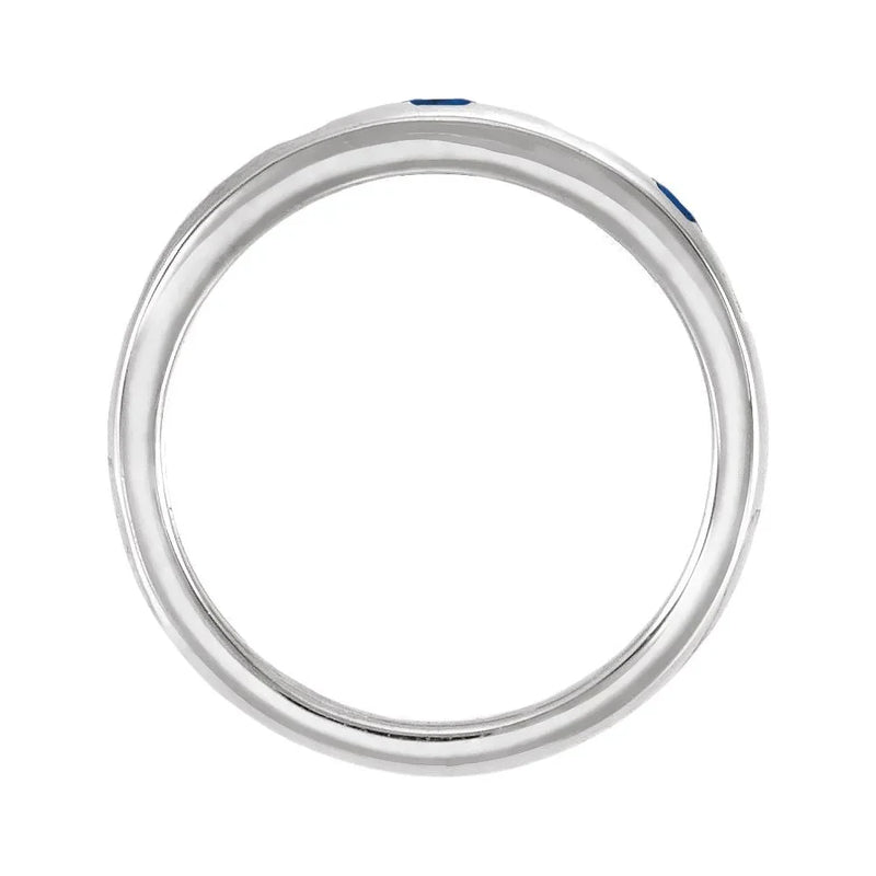 Azur du Marais, Lab-Grown Blue Sapphire & Diamond Ring