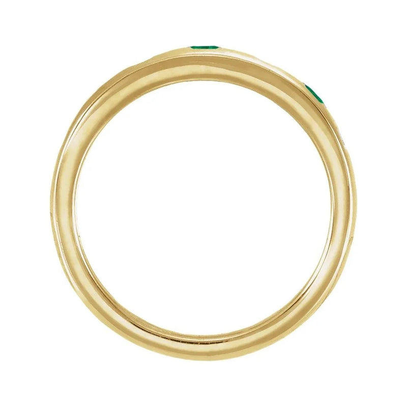 Reflet de l'Île Saint-Louis, Emerald & Diamond Ring