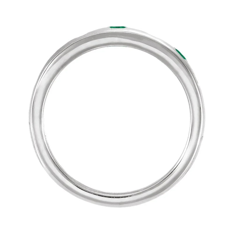 Reflet de l'Île Saint-Louis, Emerald & Diamond Ring