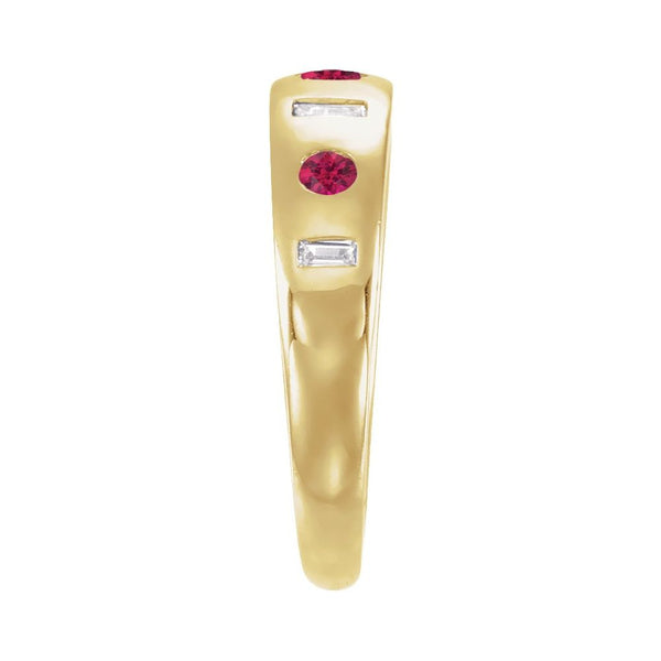 Velours de Malmaison, Lab-Grown Ruby & Diamond Ring