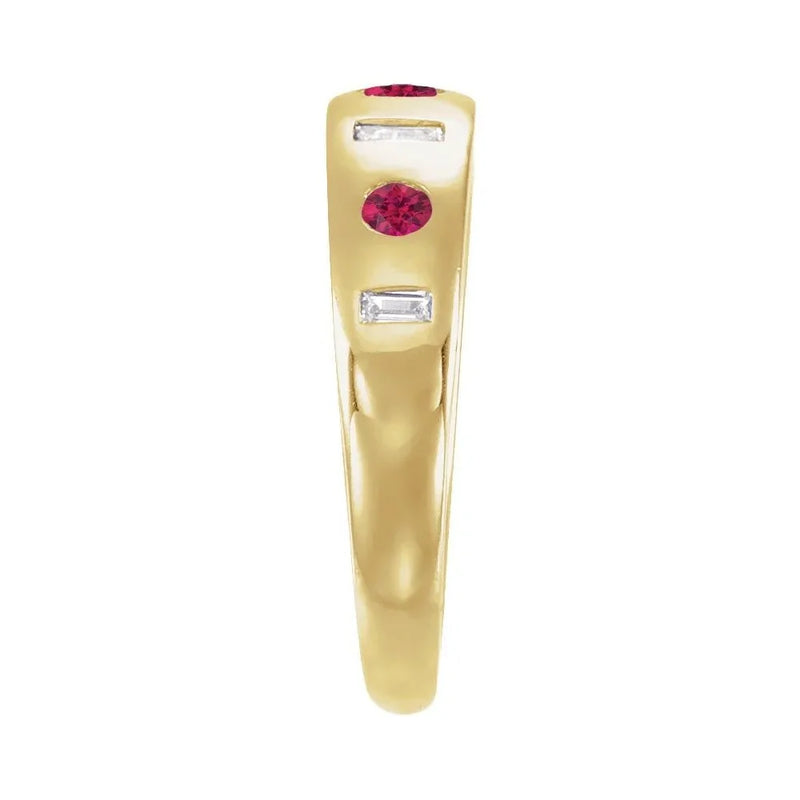 Velours de Malmaison, Lab-Grown Ruby & Diamond Ring