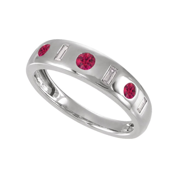 Velours de Malmaison, Lab-Grown Ruby & Diamond Ring