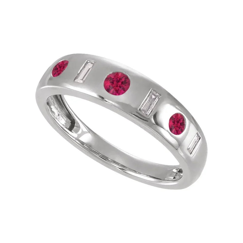 Velours de Malmaison, Lab-Grown Ruby & Diamond Ring