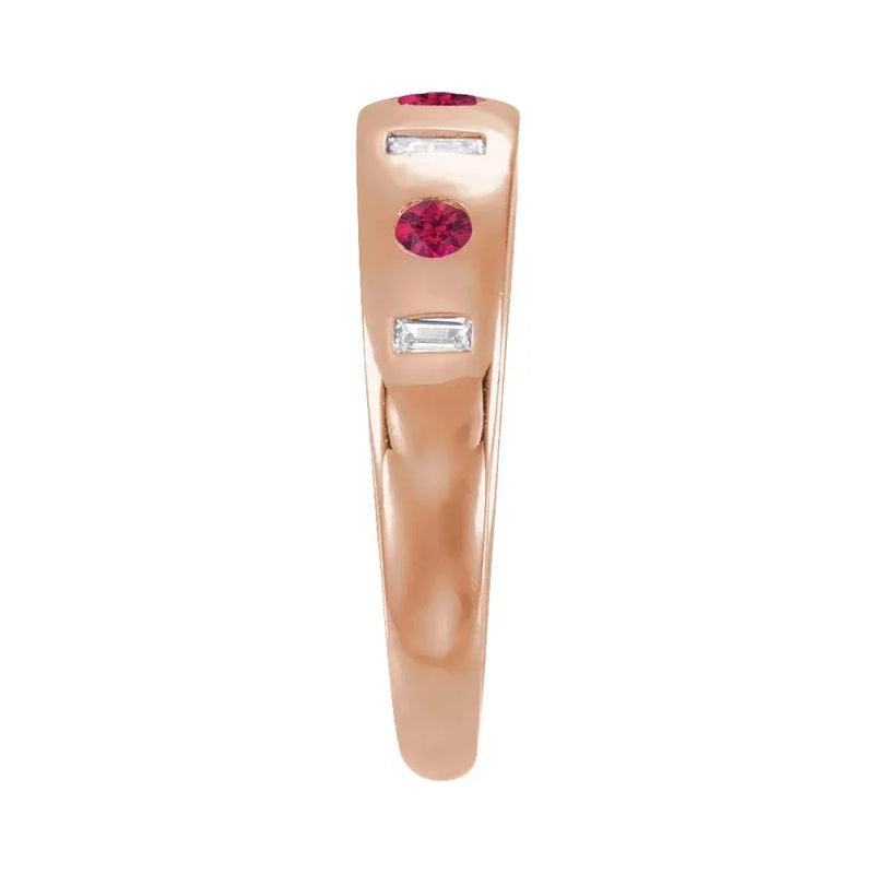 Velours de Malmaison, Lab-Grown Ruby & Diamond Ring
