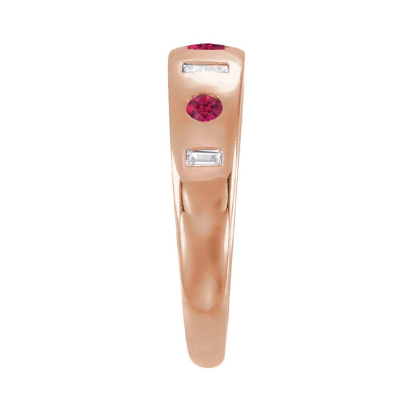 Velours de Malmaison, Lab-Grown Ruby & Diamond Ring