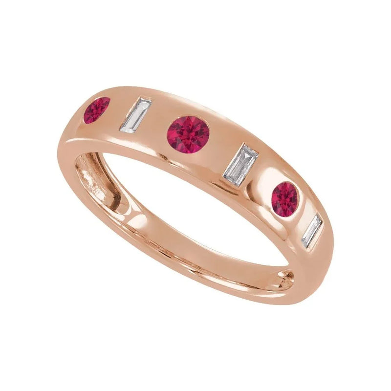Velours de Malmaison, Lab-Grown Ruby & Diamond Ring