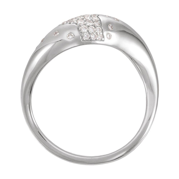Reflet de Montmartre, Gold Diamond Scattered Pave Ring