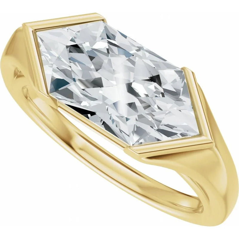 Lumière de Montmartre, Lab-Grown Diamond Hexagon Ring