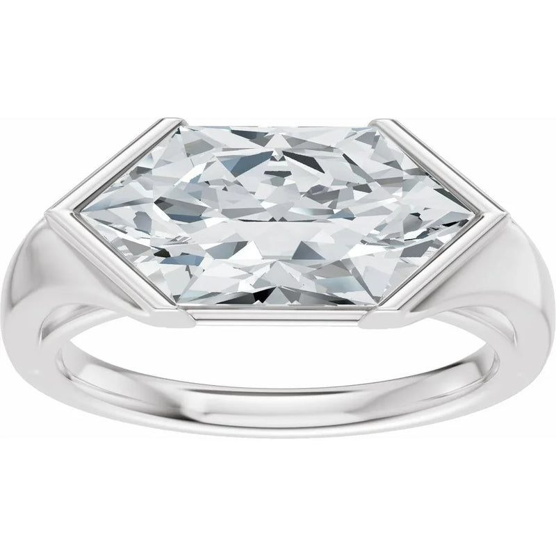 Lumière de Montmartre, Lab-Grown Diamond Hexagon Ring
