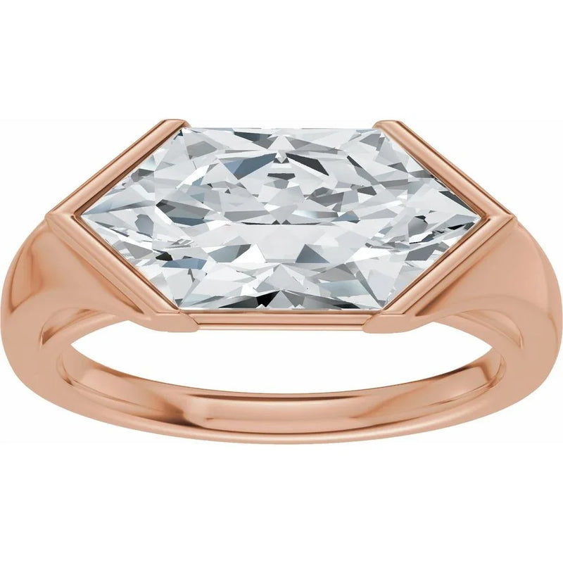 Lumière de Montmartre, Lab-Grown Diamond Hexagon Ring