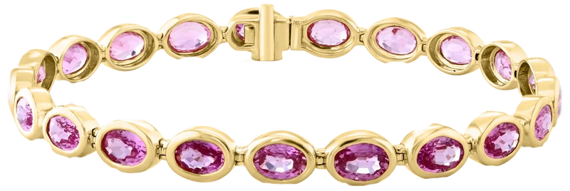Douceur de Glycine, Pink Sapphire Bracelet
