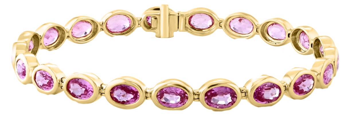 Douceur de Glycine, Pink Sapphire Bracelet