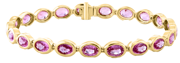 Douceur de Glycine, Pink Sapphire Bracelet
