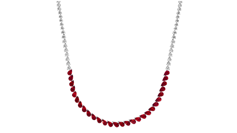 Le Rosier Royal Ruby & Diamond Necklace