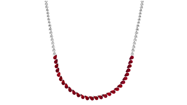 Le Rosier Royal Ruby & Diamond Necklace