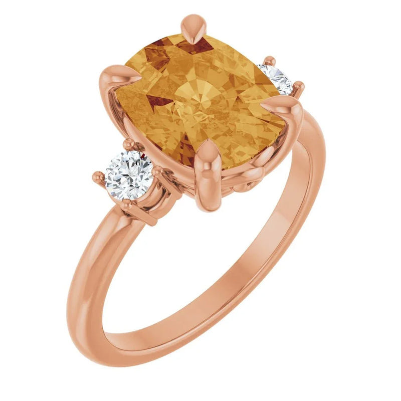 Éclat de Versailles, Citrine & Diamond Accented Ring
