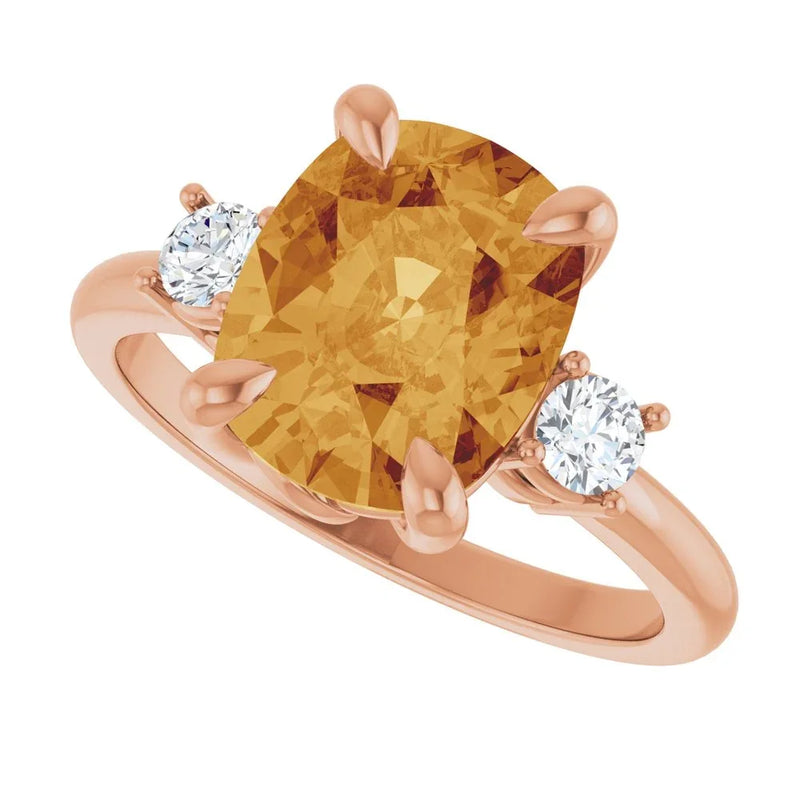 Éclat de Versailles, Citrine & Diamond Accented Ring