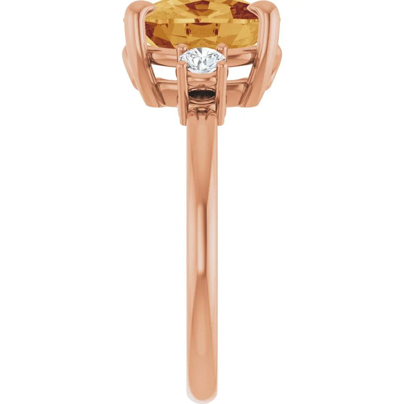 Éclat de Versailles, Citrine & Diamond Accented Ring