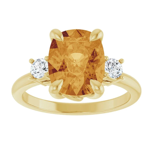 Éclat de Versailles, Citrine & Diamond Accented Ring