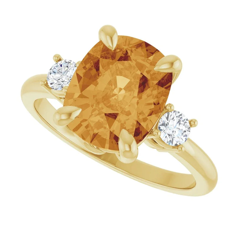 Éclat de Versailles, Citrine & Diamond Accented Ring